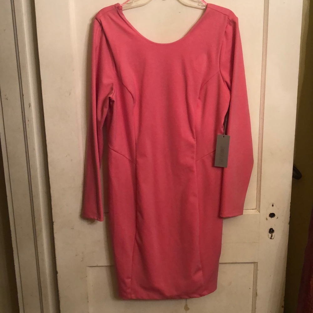 Pink x-large Jennifer Lopez dress NWT